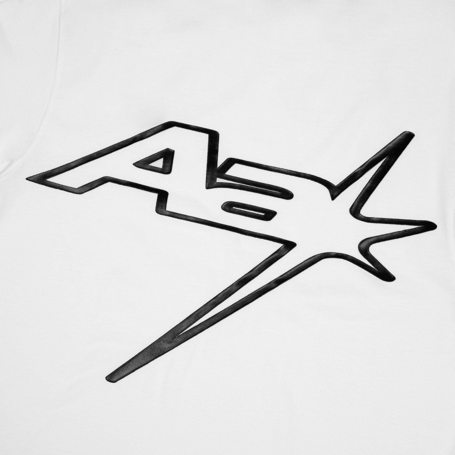 AA RACING LOGO TEE // CREAM WHITE