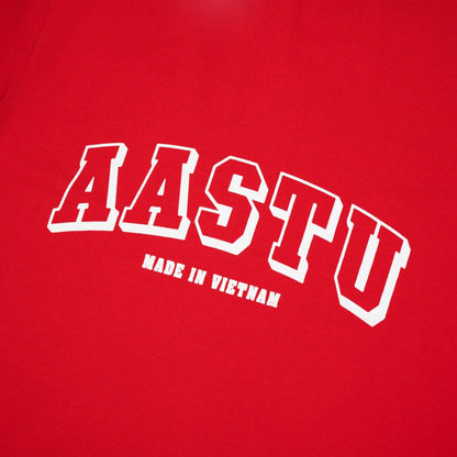 AA FLAG LOGO TEE // RED