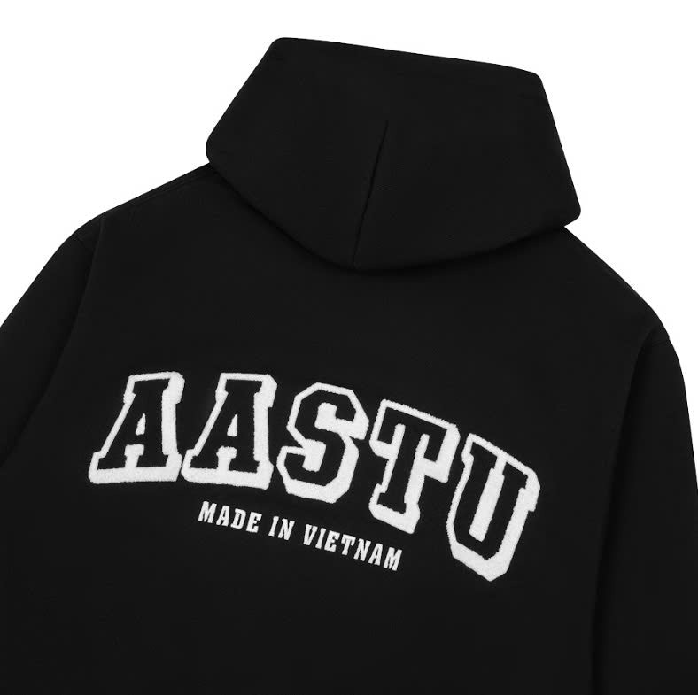 AA CLASSIC LOGO HOODIE // BLACK