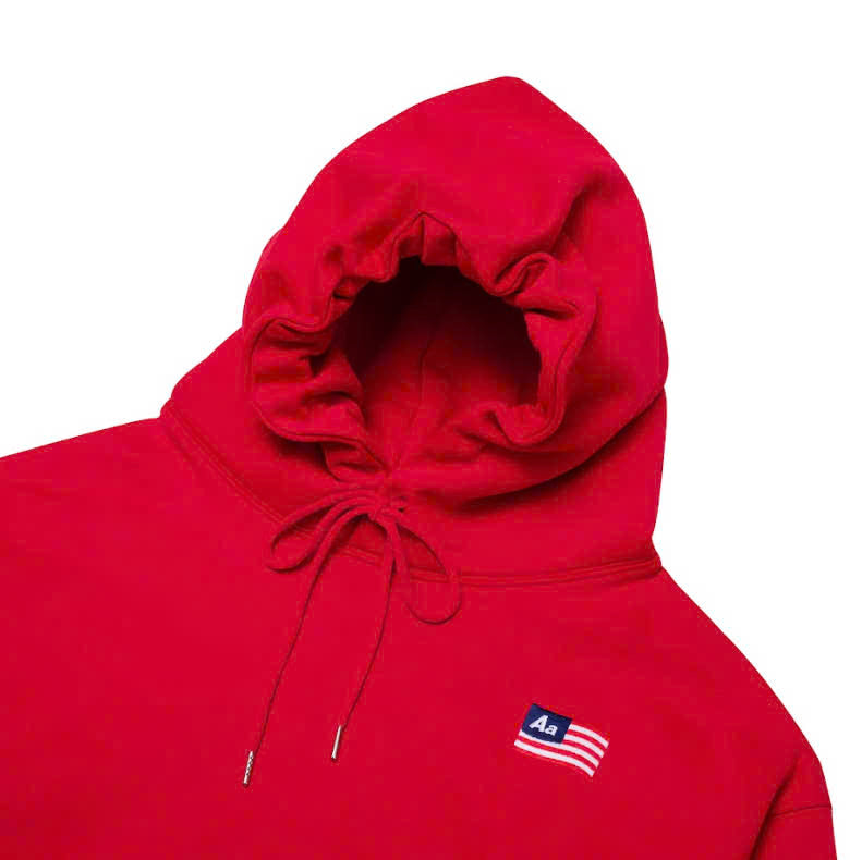 AA CLASSIC LOGO HOODIE  // RED