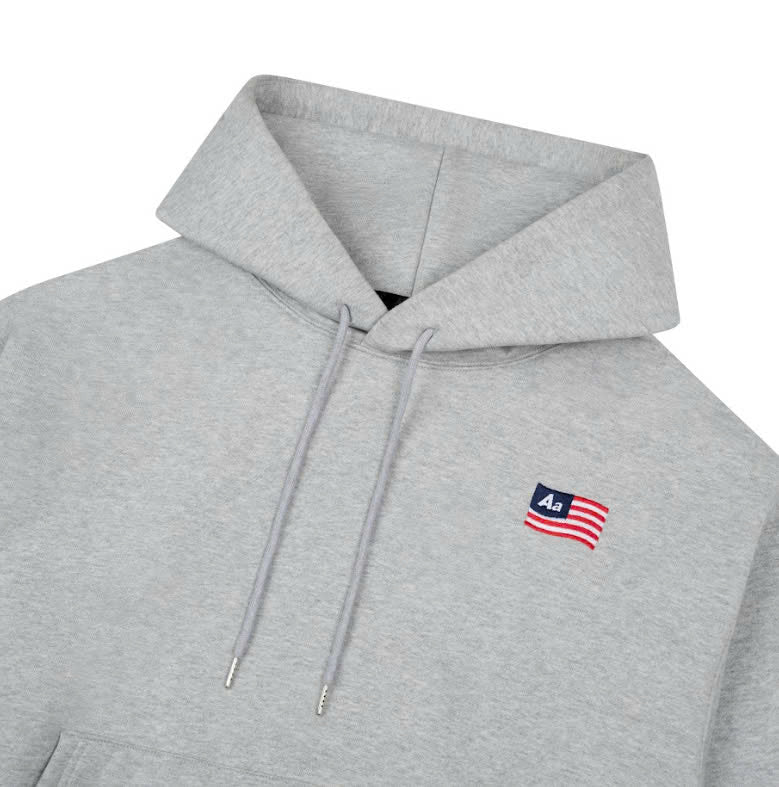 AA CLASSIC LOGO HOODIE // GREY