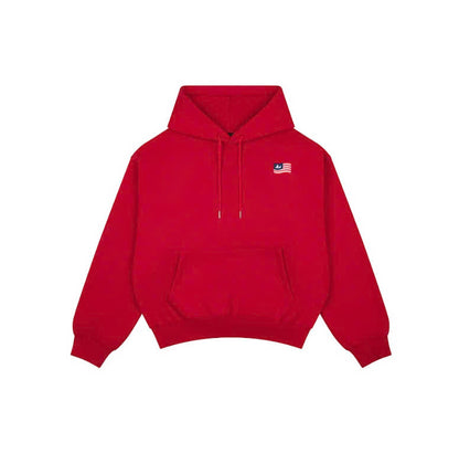 AA CLASSIC LOGO HOODIE  // RED