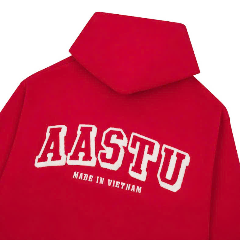 AA CLASSIC LOGO HOODIE  // RED