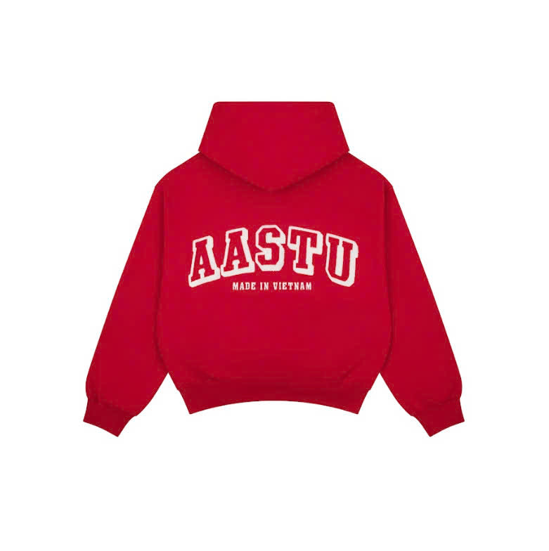 AA CLASSIC LOGO HOODIE  // RED