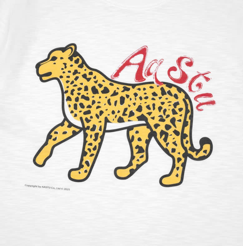 AA PANTHER SLUB TEE // WHITE