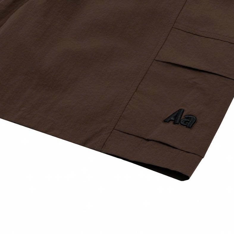 AA SIGNATURE FAB SHORT // BROWN