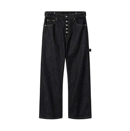 AA RAW DENIM PANTS V2 // BLACK