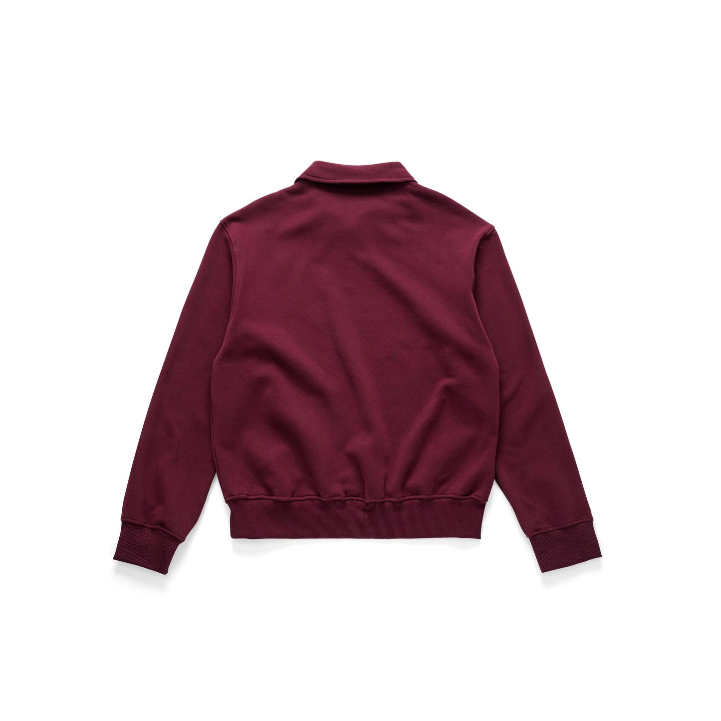 AA BASIC QUARTER ZIP // RED RUM