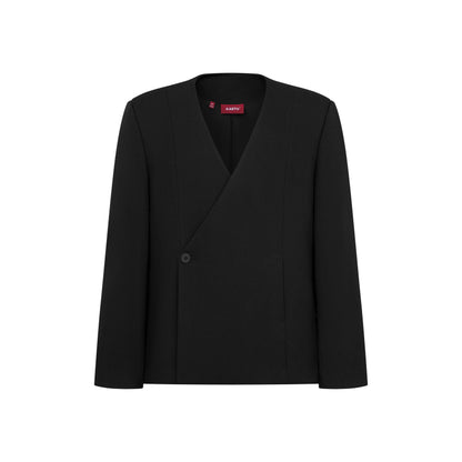 AA COLLARLESS BLAZER