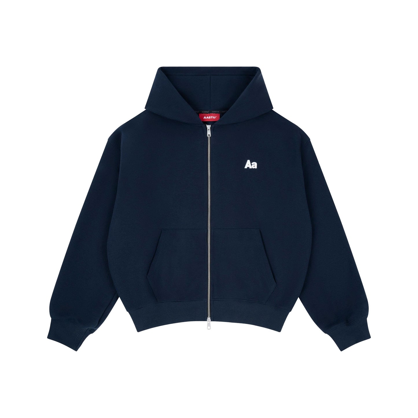 AASTU LOGO HOODIE VJPPRO ZIP // NAVY