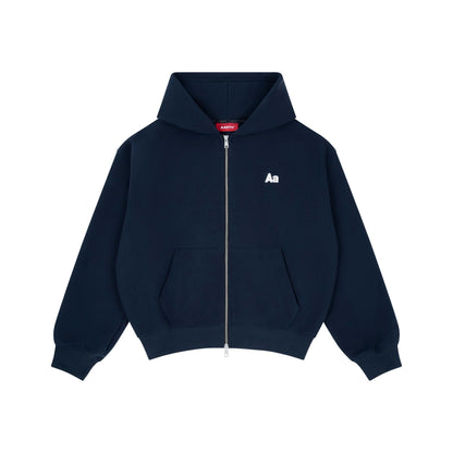 AASTU LOGO HOODIE VJPPRO ZIP // NAVY