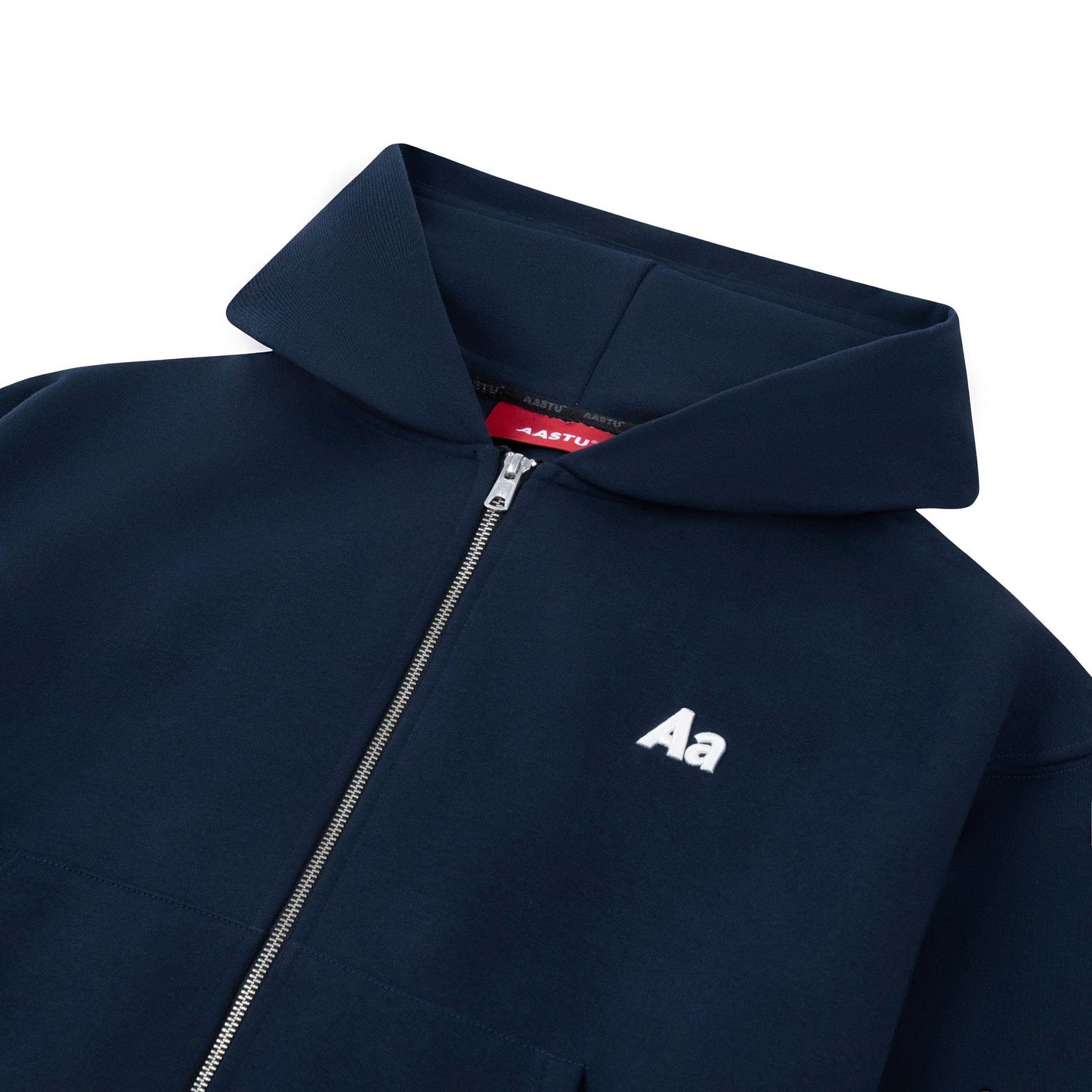 AASTU LOGO HOODIE VJPPRO ZIP // NAVY