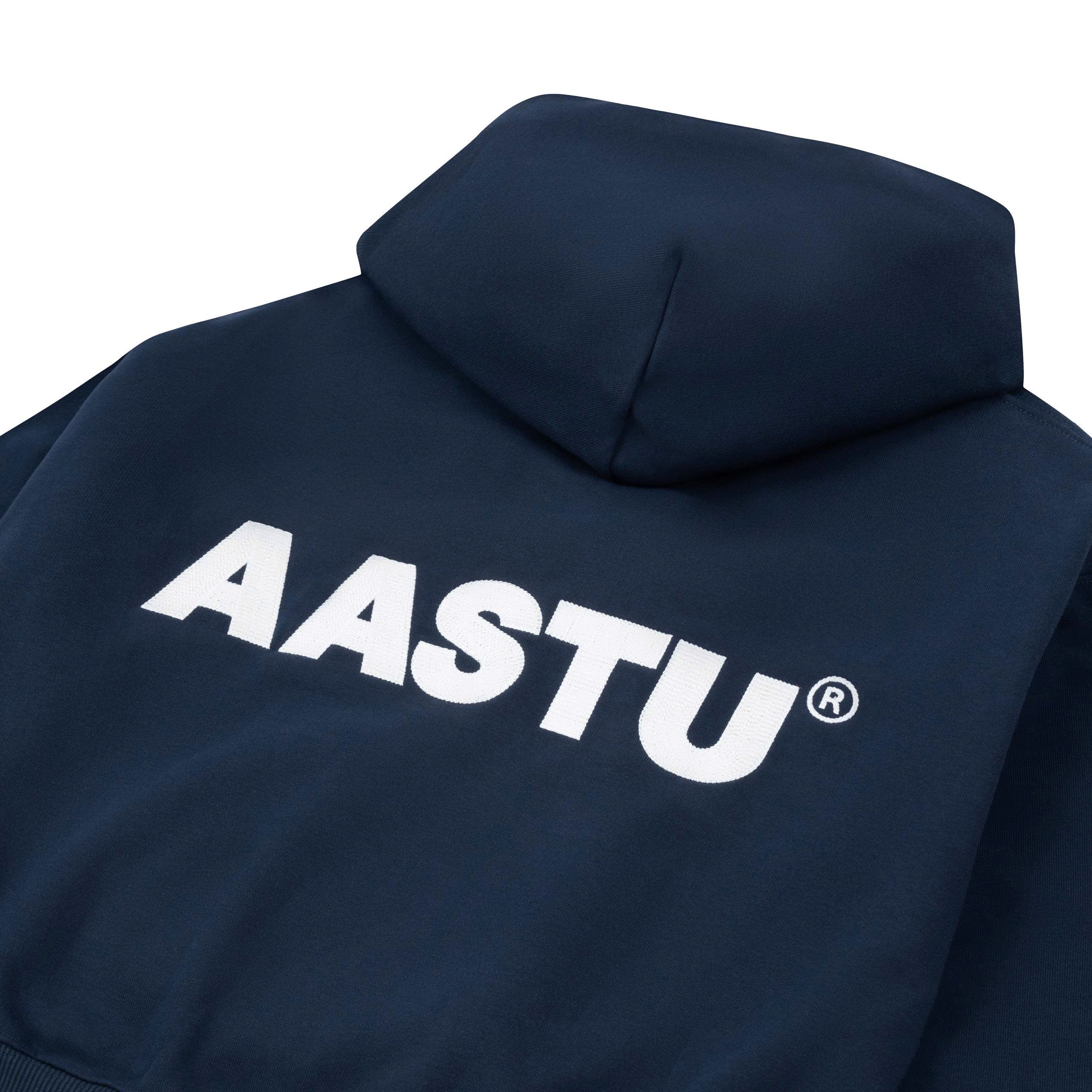 AASTU LOGO HOODIE VJPPRO ZIP // NAVY – AA STU.