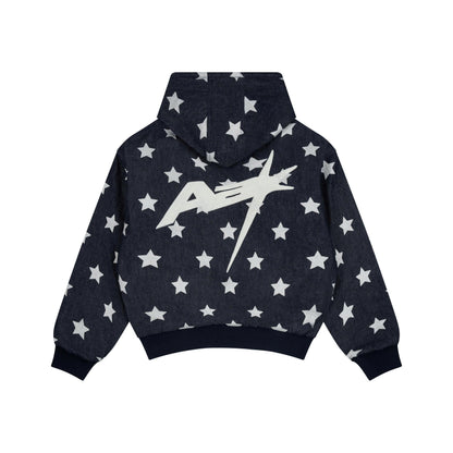 AA SUPERSTAR DENIM HOODIE // INDIGO