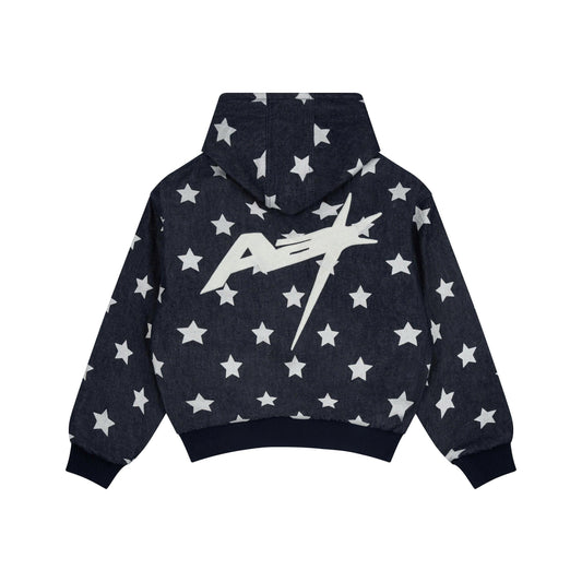 AA SUPERSTAR DENIM HOODIE // INDIGO