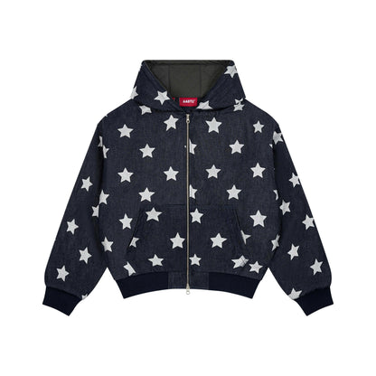 AA SUPERSTAR DENIM HOODIE // INDIGO