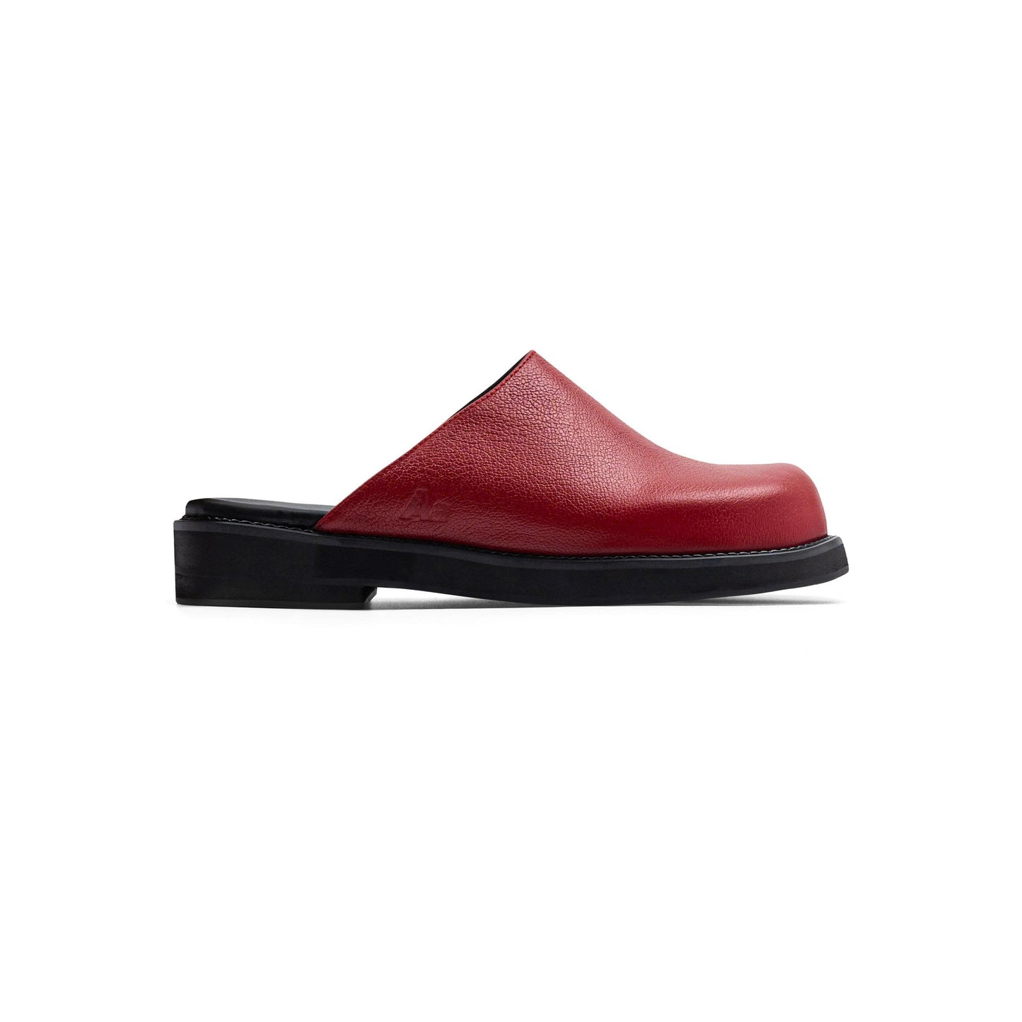 AA CLOG COW LEATHER // RED