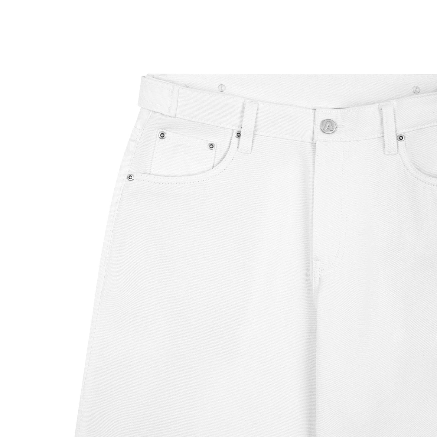 AA RIOT WASHED JEANS // WHITE